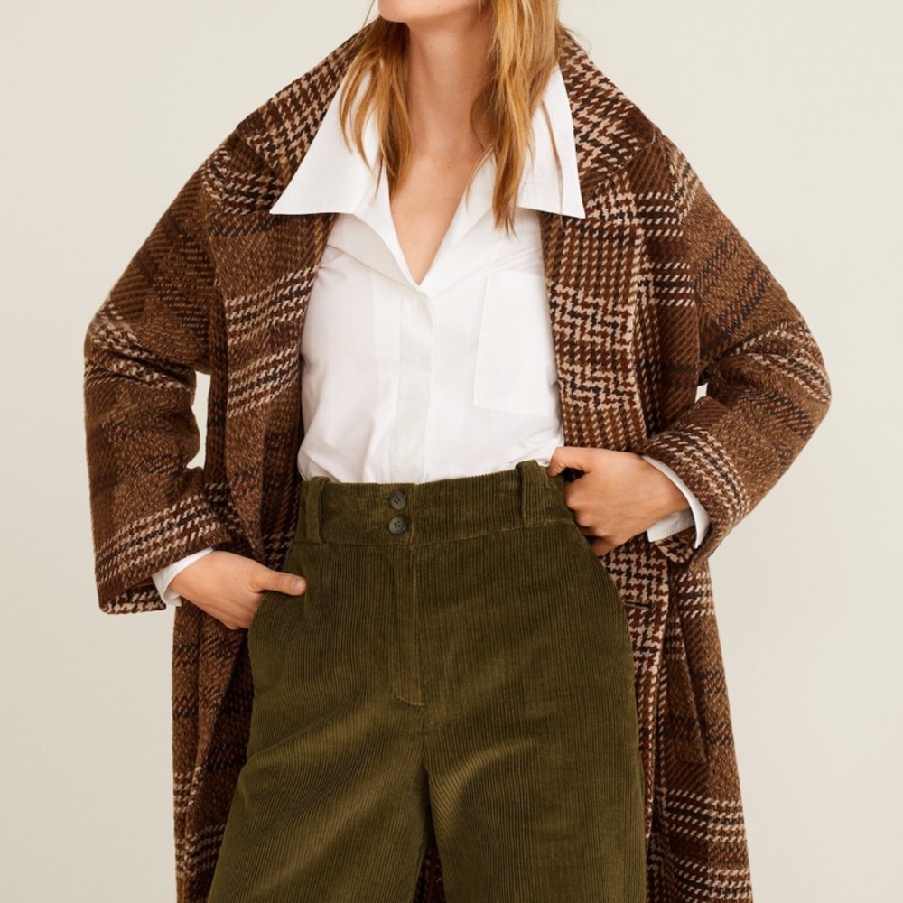 Last one! 🛍 MANGO wide leg corduroy pants cropped - Picture 3 of 7